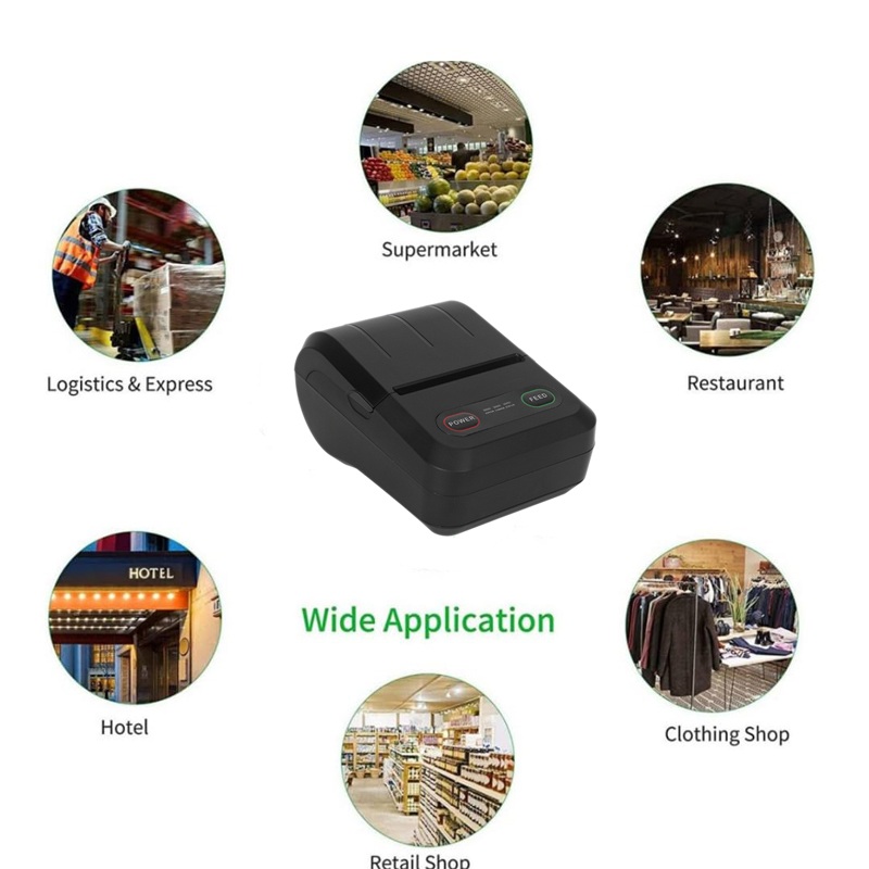 58 मिमी थर्मल प्रिंटर के अनुप्रयोग क्षेत्र क्या हैं?